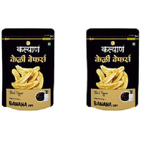 Pack of 2 - Kalyan Banana Chips Black Pepper - 200 Gm (7 Oz)