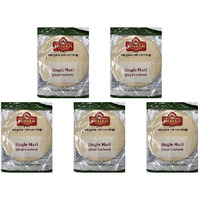 Pack of 5 - Shreeji Single Mari Urad Crackers Papad - 200 Gm (7.05 Oz)