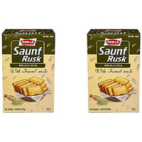 Pack of 2 - Parle Saunf Rusk With Fennel Seeds - 182 Gm (6.41 Oz)