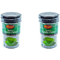 Pack of 2 - Shan Karela Mango Mix Pickle - 1 Kg (2.2 Lb) [Fs]