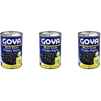 Pack of 3 - Goya Black Beans - 15.5 Oz (439 Gm) [50% Off]
