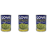 Pack of 3 - Goya Green Pigeon Peas - 15 Oz (425 Gm)