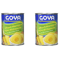 Pack of 2 - Goya Sliced Pineapple Slices - 20 Oz (567 Gm) [50% Off]