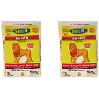 Pack of 2 - Sher Besan Super Fine - 4 Lb