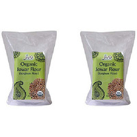 Pack of 2 - Jiva Organics Organic Jowar Flour - 2 Lb (908 Gm)