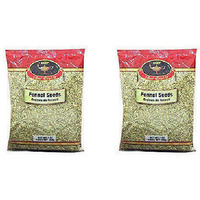 Pack of 2 - Deep Fennel Seeds Raw - 200 Gm (7 Oz)