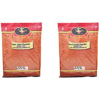 Pack of 2 - Deep Red Chilli Powder Resham Patti - 200 Gm (7 Oz)