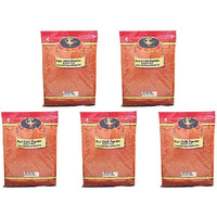 Pack of 5 - Deep Red Chilli Powder Resham Patti - 200 Gm (7 Oz)