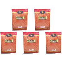 Pack of 5 - Deep Red Chilli Powder Resham Patti - 200 Gm (7 Oz)