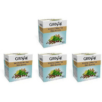 Pack of 4 - Girnar Green Tea Desi Kahwa 10 Teabags - 25 Gm (0.88 Oz)