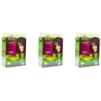 Pack of 3 - Godrej Abha Henna Burgundy - 60 Gm (2.1 Oz)