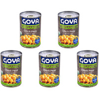 Pack of 5 - Goya Organics Chick Peas - 15.5 Oz (439 Gm)