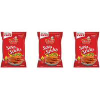 Pack of 3 - Jabsons Soya Sticks Tangy Tomato - 6.35 Oz (180 Gm)