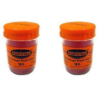 Pack of 2 - Preema Deep Orange Food Color - 25 Gm (0.88 Oz)