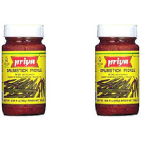 Pack of 2 - Priya Drumstick Pickle With Garlic - 300 Gm (10 Oz)