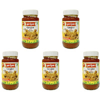 Pack of 5 - Priya Ginger Pickle Sweet - 300 Gm (10 Oz)