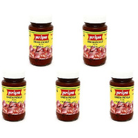 Pack of 5 - Priya Onion Pickle No Garlic - 300 Gm (10 Oz)