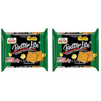 Pack of 2 - Priyagold Butter Lite Namkeen Jeera Biscuits - 350 Gm (12.3 Oz))