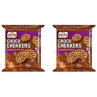 Pack of 2 - Priyagold Choco Chekkers Cookie - 500 Gm (1.1 Lb)