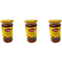 Pack of 3 - Telugu Red Chilli Without Garlic Pickle - 300 Gm