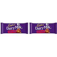 Pack of 2 - Cadbury Dairy Milk Chocolate Fruit & Nut - 110 Gm (3.9 Oz)