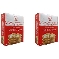 Pack of 2 - Deep Red Chili With Garlic Khichiya - 200 Gm (7 Oz)