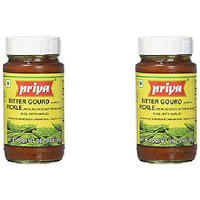 Pack of 2 - Priya Bitter Guard Pickle With Garlic - 300 Gm (10 Oz)