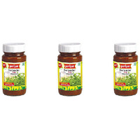Pack of 3 - Priya Coriander Pickle No Garlic - 300 Gm (10 Oz)
