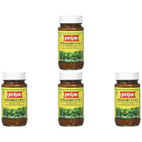 Pack of 4 - Priya Coriander With Garlic Pickle - 300 Gm (10 Oz)