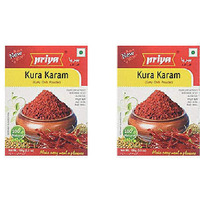 Pack of 2 - Priya Kura Karam Curry Chilli Powder - 100 Gm (3.5 Oz)