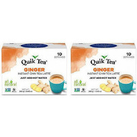 Pack of 2 - Quik Tea Ginger Chai - 240 Gm (8.45 Oz)