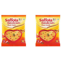 Pack of 2 - Saffola Masala Oats Classic Masala - 38 Gm (1.3 Oz)