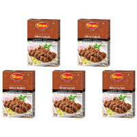 Pack of 5 - Shan Bihari Kabab Masala - 50 Gm (1.76 Oz)