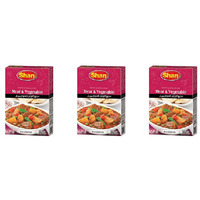 Pack of 3 - Shan Meat & Vegetable Masala - 100 Gm (3.5 Oz) [50% Off]