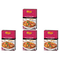 Pack of 4 - Shan Meat & Vegetable Masala - 100 Gm (3.5 Oz) [50% Off]