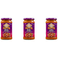 Pack of 3 - Patak's Butter Chicken Curry Simmer Sauce Mild - 15 Oz (425 Gm)