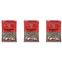 Pack of 3 - Deep Cardamom Seeds - 200 Gm (7 Oz)
