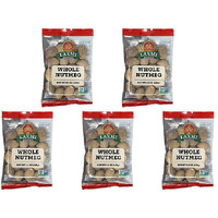 Pack of 5 - Laxmi Whole Nutmeg - 100 Gm (3.5 Oz)