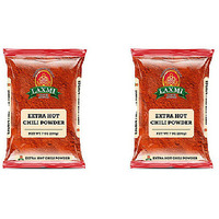 Pack of 2 - Laxmi Extra Hot Chili Powder - 200 Gm (7 Oz)