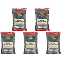 Pack of 5 - Laxmi Black Sesame Seeds - 14 Oz (400 Gm)