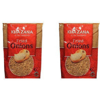 Pack of 2 - Khazana Crispy Fried Onions - 400 Gm (14 Oz)