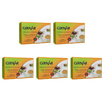 Pack of 5 - Girnar Instant Cardamom Saffron Chai Milk Tea - 220 Gm (7.7 Oz)