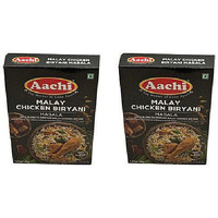 Pack of 2 - Aachi Malay Chicken Biryani Masala - 40 Gm (1.4 Oz)