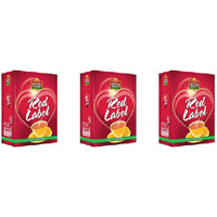 Pack of 3 - Brooke Bond Red Label Loose Black Tea - 900 Gm (1.9 Lb)