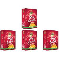Pack of 4 - Brooke Bond Red Label Loose Black Tea - 900 Gm (1.9 Lb)