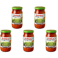 Pack of 5 - Bedekar Mango Pickle Mild - 400 Gm (14 Oz)