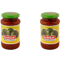 Pack of 2 - Bedekar Mango Bitter Gourd Pickle - 400 Gm (14 Oz)