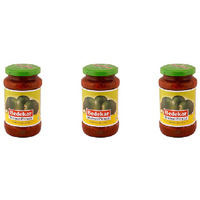 Pack of 3 - Bedekar Mango Bitter Gourd Pickle - 400 Gm (14 Oz)