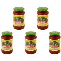 Pack of 5 - Bedekar Mango Bitter Gourd Pickle - 400 Gm (14 Oz)