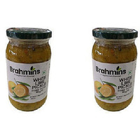 Pack of 2 - Brahmins White Lime Pickle - 400 Gm (14.1 Oz)